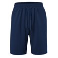 thumbnail image 1 of asjyhkr Mens Workout Shorts Ribbed Drawstring Elastic Waisted Shorts with Pockets Stretch Gym Beach Shorts, 1 of 5