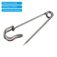 thumbnail image 4 of Uxcell Safety Pins 1.97 Inch Large Metal Sewing Pins Black 50Pcs, 4 of 5