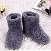 HLONK Electric Heated Foot Warmers for Men Women Fluffy Thick Plush Foot Heater Winter USB Rechargeable Thermal Heating Pad Cushion Heat Therapy Feet Warmer Boots Shoes