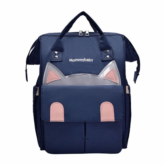 Sac à Dos à Couches Multifonction avec Poche pour Biberon Isolée et Poche Arrière Antivol pour Mamans et Bébés