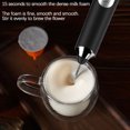 thumbnail image 5 of Black Friday TIMIFIS Kitchen Gadgets Milk Frother, Rechargeable Hand-Held Electric Milk Frother 3 Change USB Charging Can Be Used ForBulletproof Coffee Protein Drinks Matcha Coffee Whisk, 5 of 5