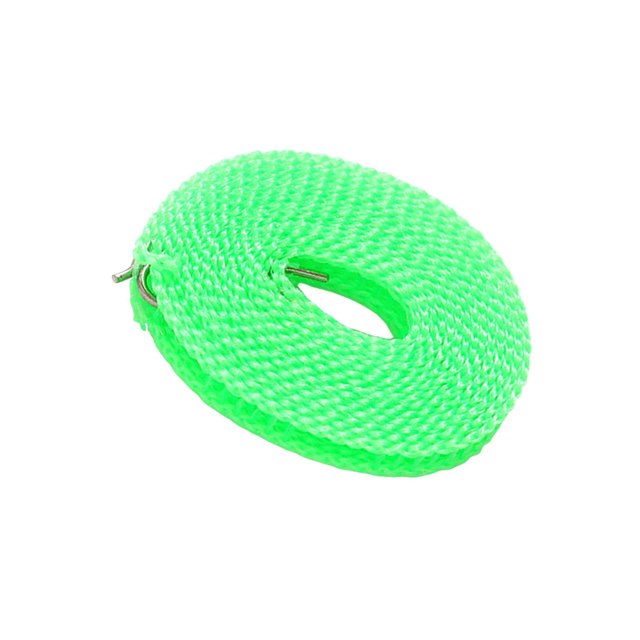 facefd Clothesline Stretchy Portable Laundry Cord for Garden Camping Accessories RV green 300cm