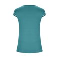 thumbnail image 4 of Mikilon Ensemble Élégant pour Femmes 2 Pcs Haut à Manches Courtes Imprimé Patchwork en Dentelle Col Rond Chic Confortable Ensemble Haut/chemise Col Rond Bleu Ciel m, 4 of 5