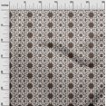 thumbnail image 3 of oneOone Georgette Viscose Brown Fabric Asian Floral Block Sewing Material Print Fabric By The Yard 42 Inch Wide, 3 of 5