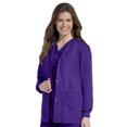 thumbnail image 1 of Landau Essentials Veste d'Uniforme à 4 Poches pour Femmes : Coupe Classique et Décontractée, Col Ras du Cou, devant à Boutons-Pression et Poignets en Tricot 7525, 1 of 1