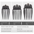 thumbnail image 4 of 3PCS / SET PROFESSIONAL HAIR LIMIT BODY LIMIT 32MM 38MM 38MM 51mm Cutting Cutter , Solid & Du - Gray, 4 of 8