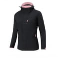 thumbnail image 2 of Sentmoon Winter Coat Plus Size Hooded Neck Long Sleeve Snowboard Jacket Zipper Solid Color Windproof Waterproof Clothing with Pockets Fall and Winter Trendy for Running and Hiking, 2 of 5