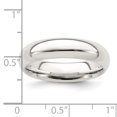 thumbnail image 2 of Bridal QCF050-6 Bande de Confort en Argent Sterling 5 mm, Poli - Taille 6, 2 of 2