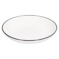 thumbnail image 1 of Kitchen Dinnerware, Round Ceramic Dinner Plates 8 Inch Modern Microwave And Dishwasher Safe  For Steak, 1 of 8