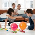 thumbnail image 3 of Balloon Powered LaunchCar Balloon Air Inflator Hand Push Mini Plastic Air Power Balloon Racer Vehicle Car Toy for Kids, 3 of 8