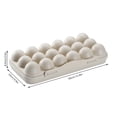 thumbnail image 2 of 18 Grid Kitchen Refrigerator Egg Glass Meal Prep Containers 3 Compartment Tight Vac Kitchen Storage Shelf Glass Storage Containers with Lids for Food Leftover Storage Containers with Lids, 2 of 3