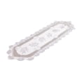 thumbnail image 2 of Dvkptbk Table Runner White Hollow Lace Table Flag Beautiful Flower Tablecloth Table Flag Home Dining Table Decoration 13.78X45.28 Inches Kitchen Essentials, 2 of 6