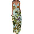 thumbnail image 1 of SMihono Robe d'Été Boho pour Femmes Grande Taille Robes d'Été pour Femmes Décontractées Boho Imprimées Cerceau Bretelles Plage Longue Maxi Robe avec Poches, 1 of 5