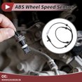 thumbnail image 2 of Unique Bargains ABS Wheel Speed Sensor Front Left Right ABS Sensor Anti-lock Braking System Sensor No.4545H3/818028136 for PEUGEOT 607 2000-2011, 2 of 7