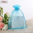 thumbnail image 1 of Home Textile Storage Clearance 100 Pack Beautiful Colorful Organza Gift And Favour Bags 9Cm X 12Cm, Home Textile Home Textile Storage, 1 of 2
