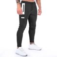 thumbnail image 2 of FAIWAD Men's Slim Sweatpants Elastic High Waist Drawstring Workout Athletic Pants with Pockets, 2 of 6