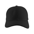 thumbnail image 2 of Casquette Ajustée Incurvée, Noire 7 1/4, 2 of 2
