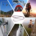 thumbnail image 3 of VONKY Rock Climbing Rope Professional Simple Safety Sling Sturdy Safe Webbing Fall Prevention Protection Gear for Body Protecting Purple Purple, 3 of 6