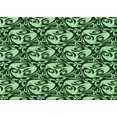 thumbnail image 1 of Ahgly Company Machine Washable Indoor Rectangle Transitional Pastel Green Area Rugs, 6' x 9', 1 of 7
