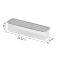 thumbnail image 3 of Récipient de Nouilles Transparent Empilable Étanche à l'Humidité avec Couvercle Rectangle de Conservation Frais Boîte Spaghetti Conservation Boîte de Rangement Accessoires de Cuisine, 3 of 12