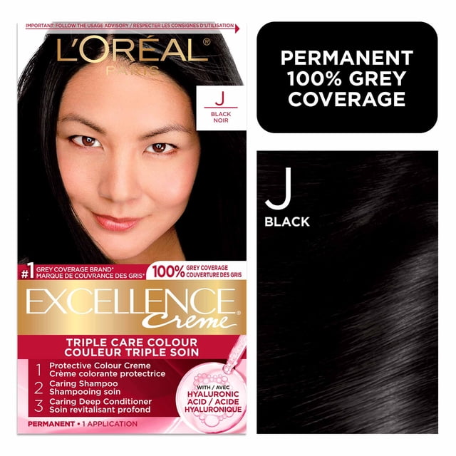 L'Oréal Paris Excellence Crème Coloration Cheveux, Coloration Permanente à l'Acide Hyaluronique