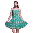 thumbnail image 1 of Bimba Robe d'Été à Bretelles Spaghetti à Imprimé Floral Robe de Plage pour Vacances et Fêtes-Xxx-Grand, 1 of 5