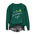 thumbnail image 2 of Chandail de la Saint-Patrick pour Femmes à Col Rond Imprimé Saint-Patrick Manches Longues, 2 of 4