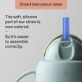 thumbnail image 2 of Tommee Tippee Starter Straw Cup, 8oz, 6 Months+, Easy Transition Toddler Cup, with Silicone Weighted Straw and Easy-hold Handles, Green, 2 of 5