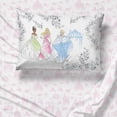 thumbnail image 3 of Disney, Princess 'Floral Garden' Kids 4-Piece Full Sheet Set, 100% Polyester, 3 of 5
