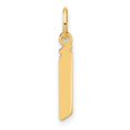thumbnail image 1 of Diamond2Deal 14K Yellow Gold Lowercase Letter J Initial Pendant for Women, 1 of 3