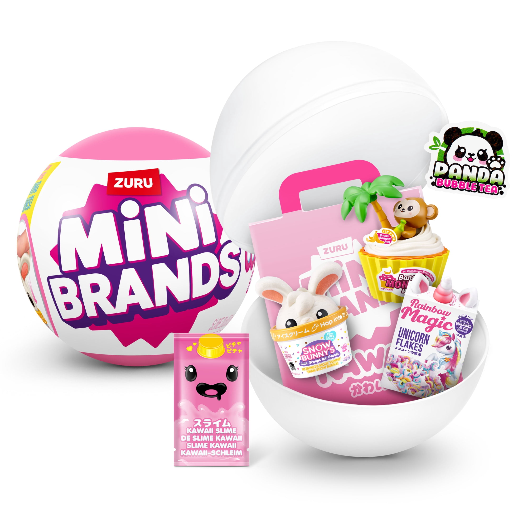 Mini Marques Kawaii Capsule par ZURU - Jouet à collectionner Surprise à déballer pour les enfants de 3 ans et plus
