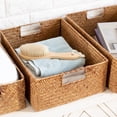 thumbnail image 1 of Panier de Rangement en Tissage d'Herbe de Mer Panier de Rangement en Tissage pour Toilette Garde-Manger Cuisine m, 1 of 8