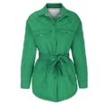 thumbnail image 4 of CEHVOM Womens Warm Solid Hoodless Jacket Slim Winter Parkas Outwear Clearance, 4 of 6