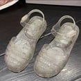 thumbnail image 2 of Sandales en Gelée pour Fille Pointure 1 Filles Bout Fermé Chaussures de Course Princesse Chaussures d'Été Chaussures de Robe Plage Just one You By Chaussures Sandales Plates, 2 of 6