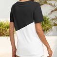 thumbnail image 4 of Birdeem T-Shirt d'Été pour Femmes à Col Rond à Manches Courtes Assorti de Couleurs Haut/chemise à Col Rond à Manches Courtes, 4 of 12