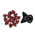 thumbnail image 2 of Almencla 12 Pcs Crampons de Bottes de Football Crampons de Chaussures de Rugby Crampons pour Gazon M5 Vis de Vis Confortable Rouge, 2 of 8