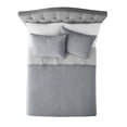 thumbnail image 3 of Mainstays Garment Wash Adult Matelasse Quilt, Grey, Double Queen, 1 Piece, 3 of 4