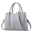 thumbnail image 1 of Bmisegm Fashion Handbag Simple Bag Large Capacity One Shoulder Women Bag Work Tote Grey One Size, 1 of 3