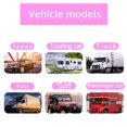 thumbnail image 3 of Car Sun Visor Mirror with LED Lights Automobile Makeup Mirror with Lights Cosmetic Mirror Clip for Car, 3 of 9