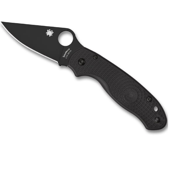 Spyderco Knives Para 3 Liner Lock Black FRN Handle BD1N Stainless C223PBBK