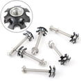 thumbnail image 2 of Set of 6 RV LADDER REPAIR KIT nuts Stainless Bunk Motorhome Parts Camper Trailer Coach, 2 of 10