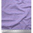 thumbnail image 1 of Soimoi Silk Fabric Poker Card Symbol & Check Print Fabric by The Yard 42 Inch Wide, 1 of 3