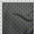 thumbnail image 3 of oneOone Polyester Lycra Fabric Leaves & Floral Block Printed Craft Fabric BTY 56 Inch Wide, 3 of 4