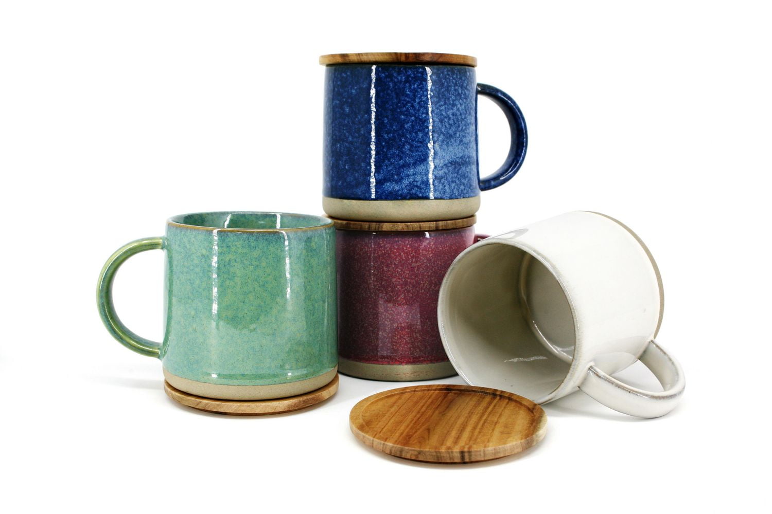 BIA S/4 Reactive Mugs with Lid, Blue