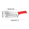 thumbnail image 3 of Red Red Handle Stainless Steel Cabbage Cutter Easy To Clean Dishwasher Safe Kitchen Tool #f9nr1, 3 of 4