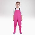 thumbnail image 1 of Youth Fishing Waders For Kids Chest High Waders With Boots Attached For Outdoor Adventure And River Exploration, 1 of 4