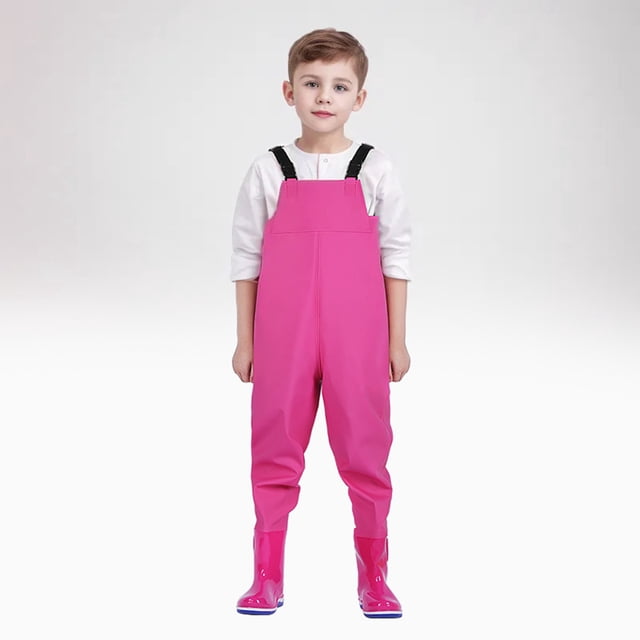 Youth Fishing Waders For Kids Chest High Waders With Boots Attached For Outdoor Adventure And River Exploration