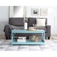 thumbnail image 4 of Convenience Concepts Oxford Coffee Table with Shelf, Sea Foam Green, 4 of 10