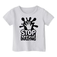 thumbnail image 4 of MEZZALL T-Shirt Imprimé Respirant Décontracté de Mode pour Filles, T-Shirts Graphiques, Hauts, Blanc, 6-7 Ans, 4 of 4