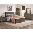 thumbnail image 2 of Topline Home Furnishing Grey Wood Texture Night Stand, 2 of 2